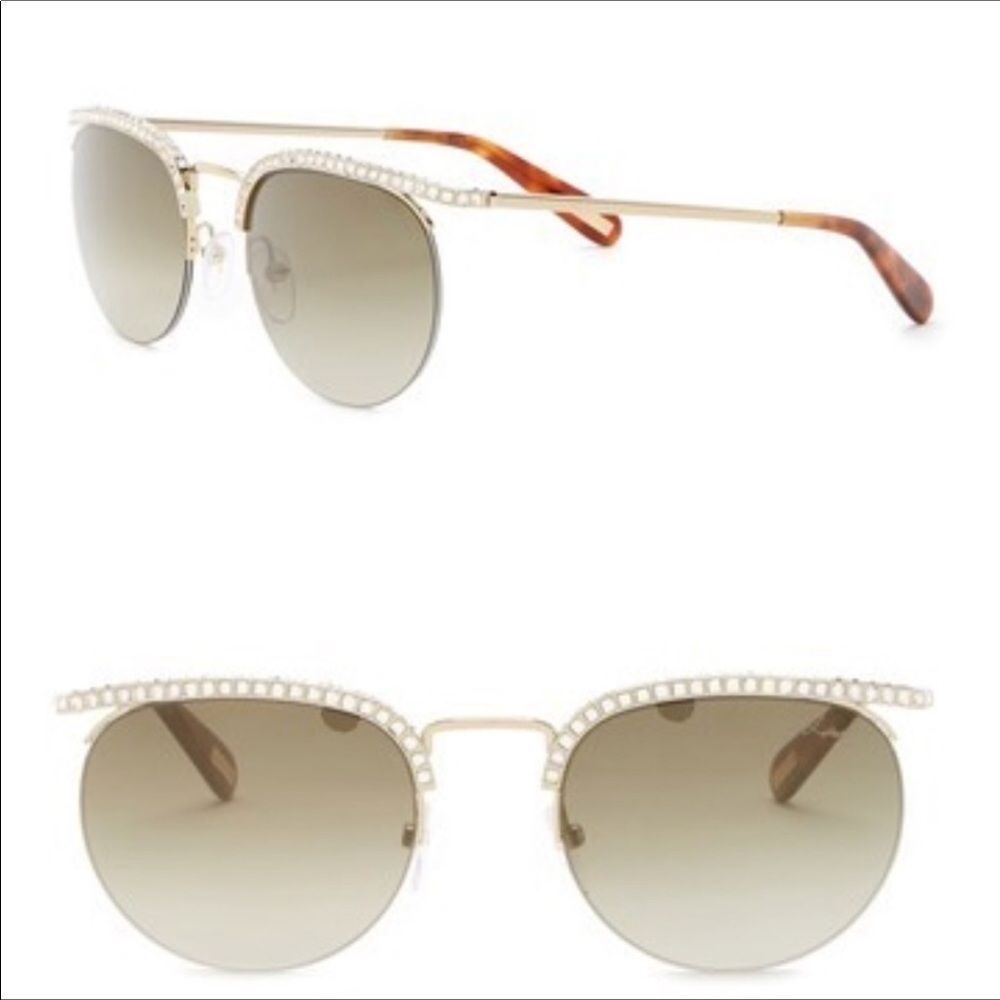 Lanvin sunglasses rimless eyewear